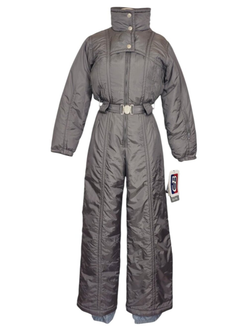 NWT Vintage CB Sports Elegant Ski Suit Sage Gray Sz Small